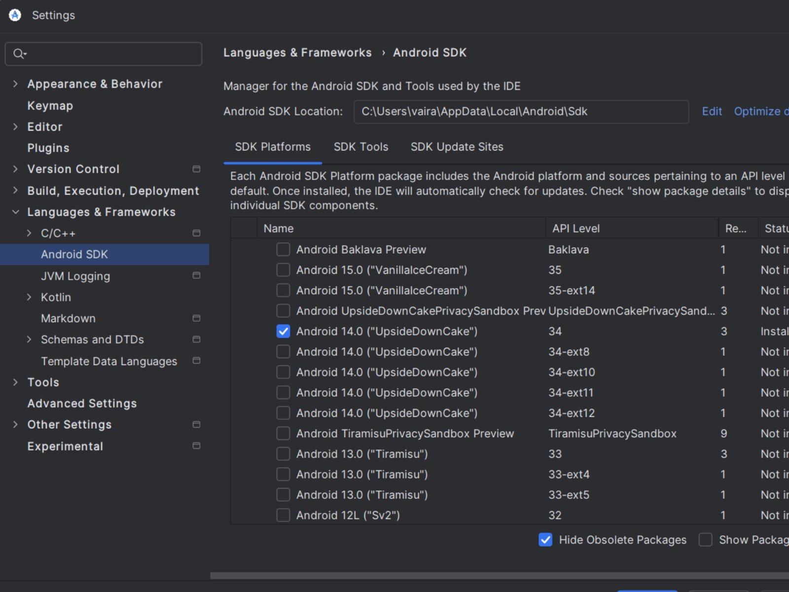Android SDK and It's Components Android SDK Platform