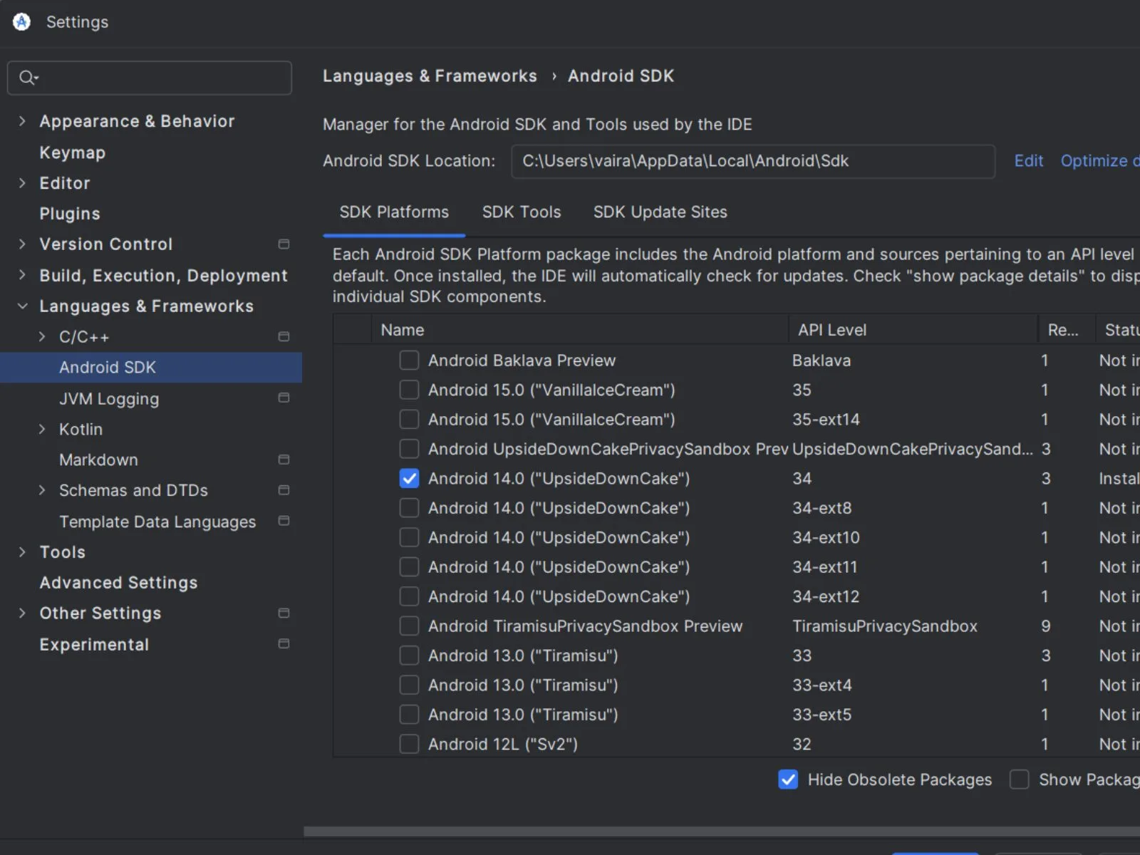 Android SDK Platform