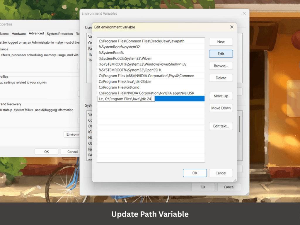 Update Path Variable Image