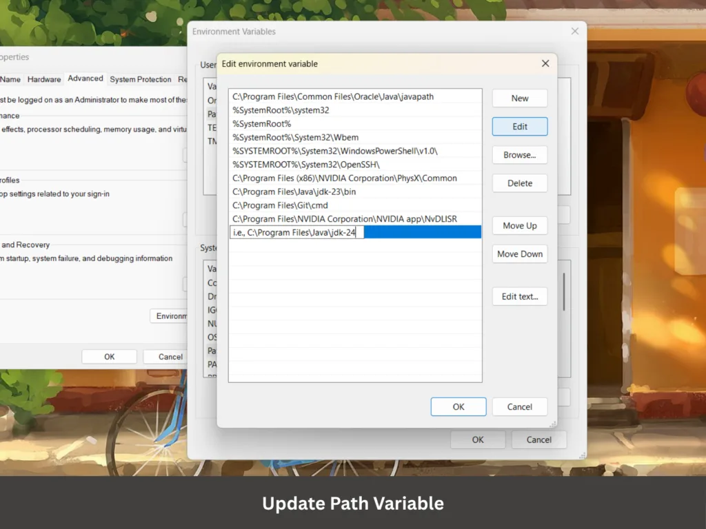 Update Path Variable Image